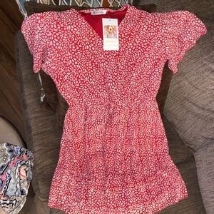 New with tags: red/pink summer dress